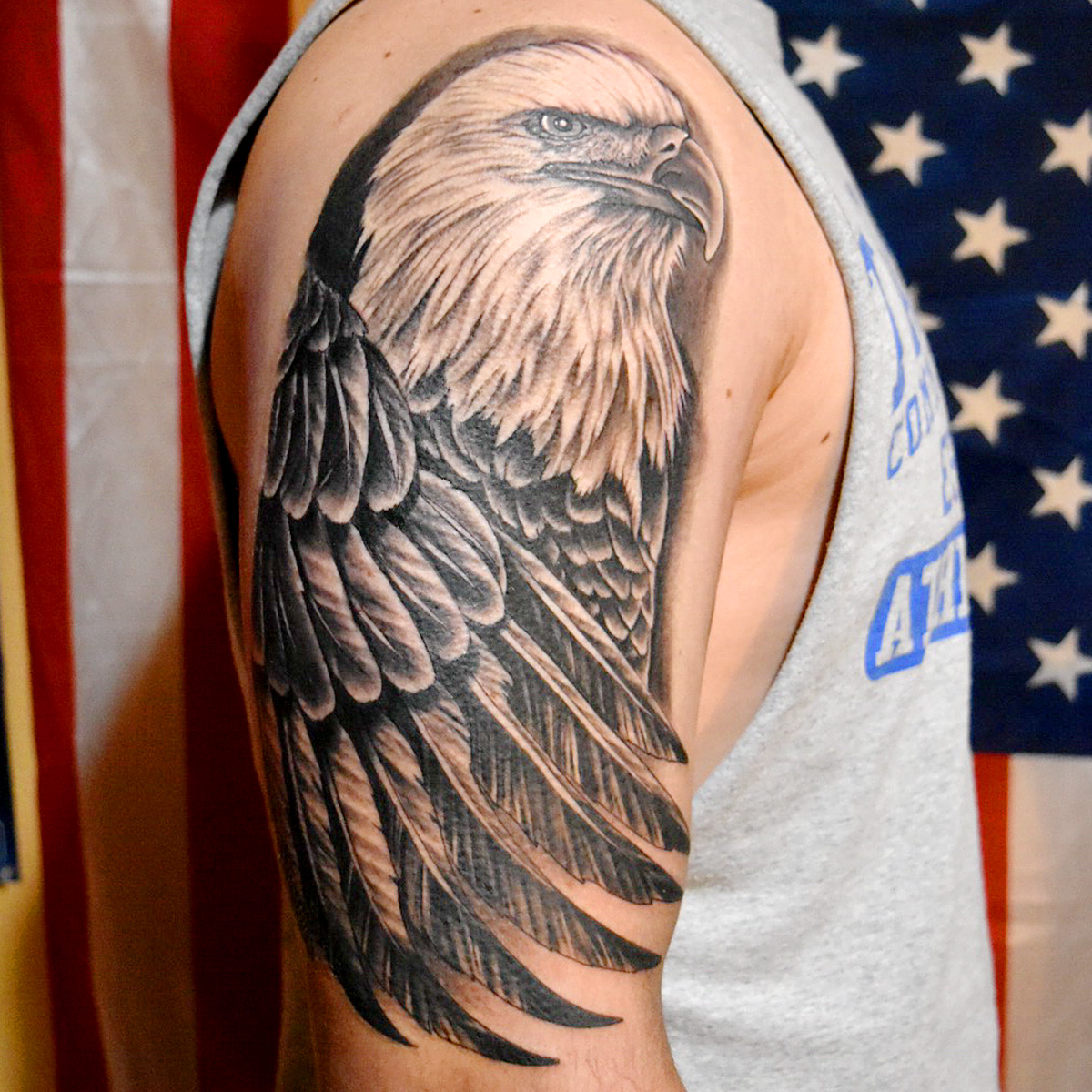 Eagle Tattoo On The Chest - Temu